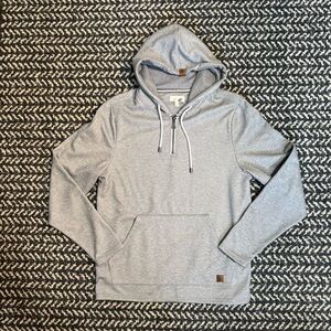 Fundamental Coast Maverick 1/4 Zip Hoodie in Light Grey